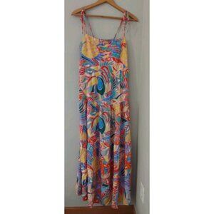 Kenny Flowers Tiered Resort Maxi Dress